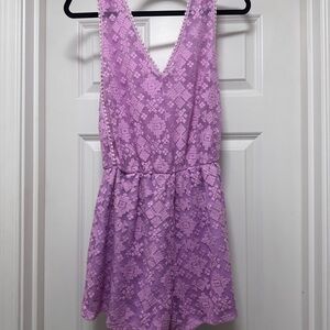 Everly Lavender Lace Dress